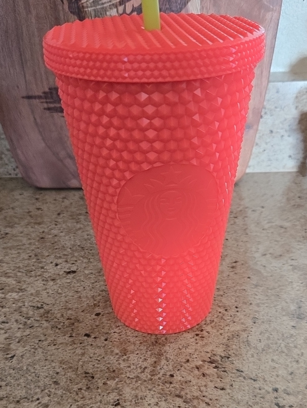 Starbucks Coral Studded Reusable Tumbler with Lid